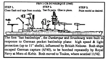 Load image into Gallery viewer, CB Dunkerque 1/2400 French Battleship, 3.25&quot; Long