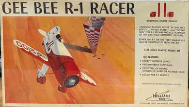 Gee Bee R-1 Racer 1/32 1978 ISSUE