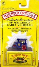 Load image into Gallery viewer, Matchbox Originals Authentic Recreations "Road Roller" No. 1 BLUE