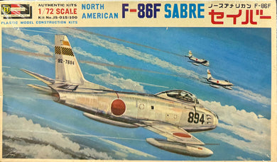 North American F-86F Sabre JASDF, 1/72 1966 ISSUE