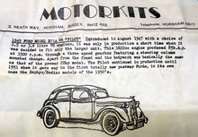 Load image into Gallery viewer, 1949 Ford V8 Pilot Saloon 1/43 White Metal Kit, Made in England
