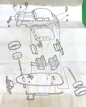 Load image into Gallery viewer, 1949 Ford V8 Pilot Saloon 1/43 White Metal Kit, Made in England