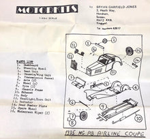 Load image into Gallery viewer, 1935 MG PB Airline Coupe 1/43 White Metal Kit, Made in England