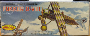 FOKKER D-VIII, 1/48 1959 ISSUE WORLD WAR I FIGHTER