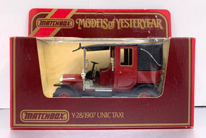 1907 UNIC TAXI 1/42, "Unic Motorcab"