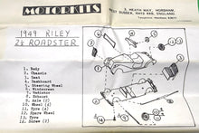Load image into Gallery viewer, 1949 Riley 2-1/2-Litre Roadster 1/43 White Metal Kit, Made in England