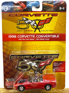1998 Corvette Convertible by Racing Champions 50th Corvette Anniversary Collection 1/64