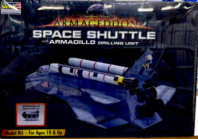 Space Shuttle with Armadillo drilling unit from ARMAGEDDON  1/144 1998 ISSUE
