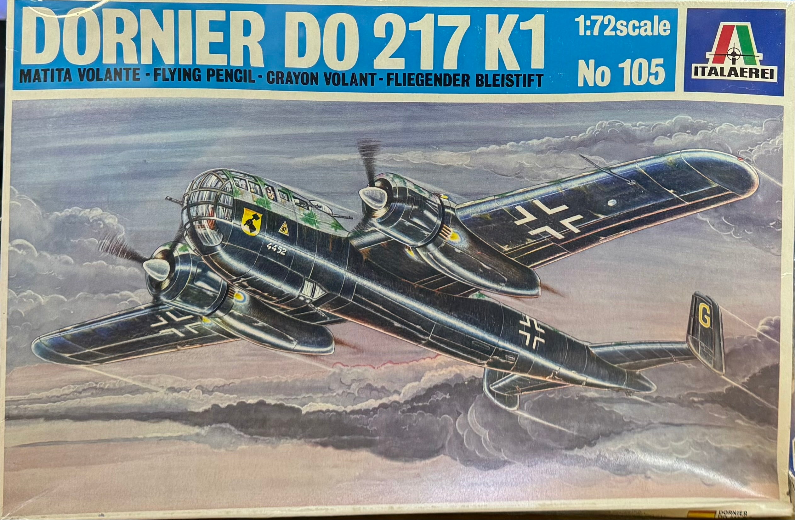 Dornier Do 217 K1, 1/72 1979 ISSUE – J-BarHobbies