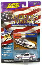 Load image into Gallery viewer, 1999 Chevy Camaro Suffolk County, NY Police Car Johnny Lightning America's Finest!
