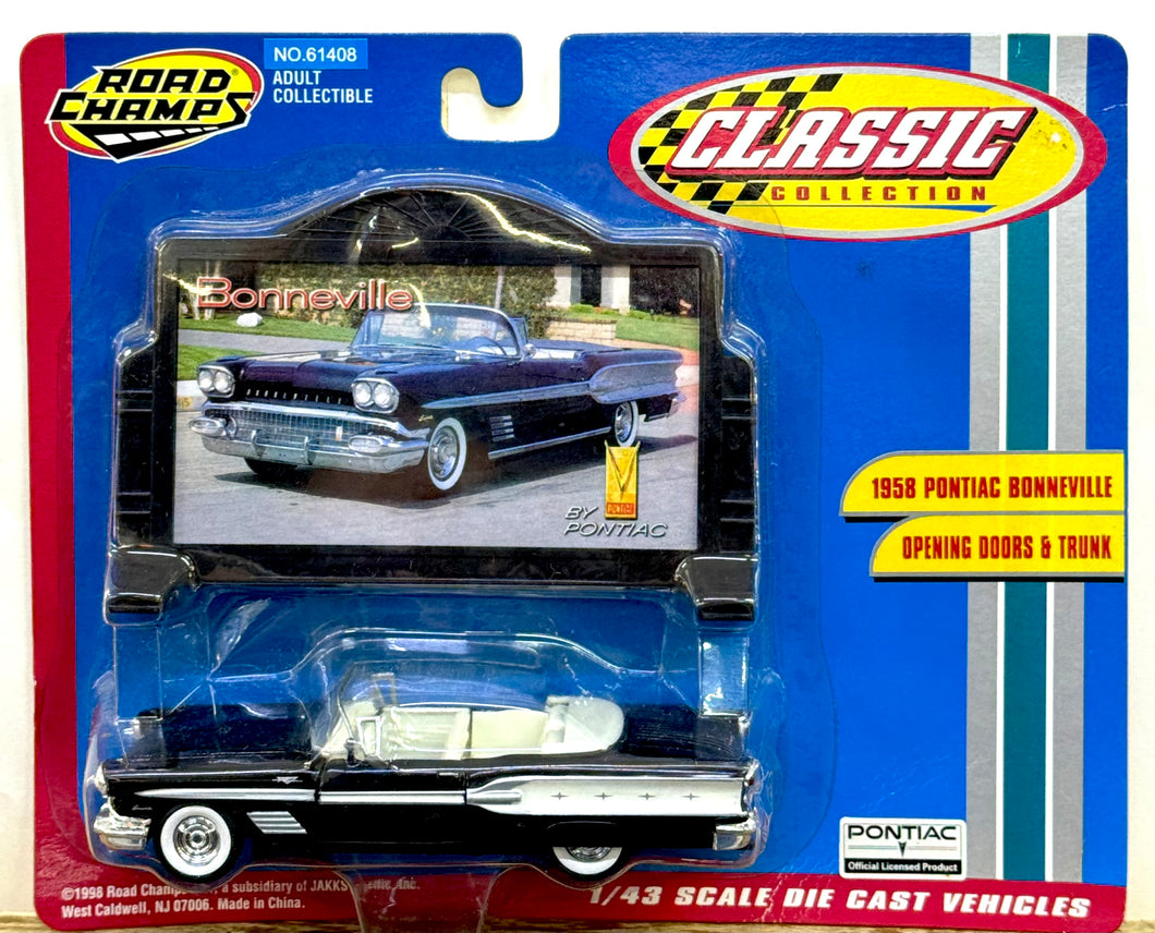 1958 Pontiac Bonneville Convertible 1/43 Opening Doors & Trunk