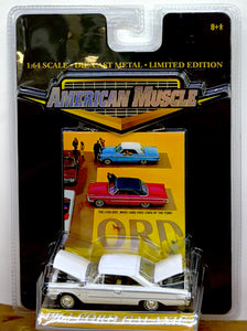 1963 Ford Galaxie 1/64 (white) American Muscle by Ertl Collectibles