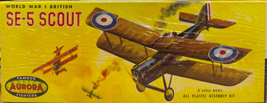 British SE-5 Scout, 1/48 1960 ISSUE