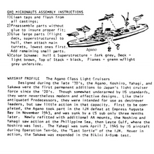 Load image into Gallery viewer, CL Agano 1/2400 Japanese Cruisers, 2.75&quot; Long