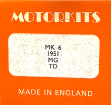 Load image into Gallery viewer, 1951 MG TD 1/43 White Metal Kit, Made in England