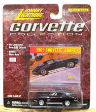 Load image into Gallery viewer, 1965 Corvette Coupe (Black) - Johnny Lightning - Corvette Collection