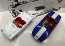 Load image into Gallery viewer, 2-Car Set 1953 Corvette and the 1996 Grand Sport Corvette 1/64 scale