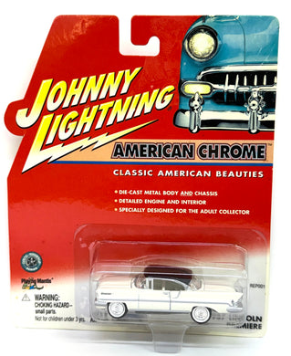 1957 Lincoln Premiere, (white) 1/64 Johnny Lightning 