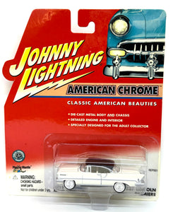 1957 Lincoln Premiere, (white) 1/64 Johnny Lightning 