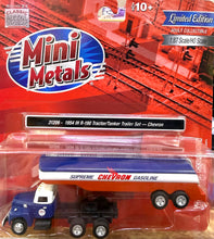 Load image into Gallery viewer, HO Scale 1954 IH R-190 Tractor w/ Tanker Trailer (Chevron), 1/87