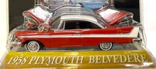 Load image into Gallery viewer, 1958 Plymouth Belvedere 1/64 (red &amp; white) American Muscle by Ertl Collectibles