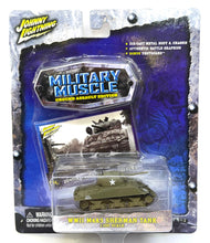 Load image into Gallery viewer, WWII M4A3 SHERMAN TANK 1/100 Johnny Lightning "Military Muscle"