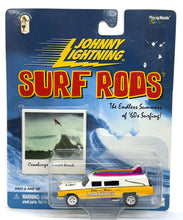 Load image into Gallery viewer, 1966 Cadillac Hearse "Santa Monica Maniacs" Johnny Lightning Surf Rods