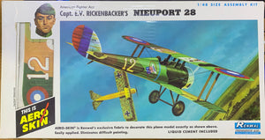 Capt. E.V. Rickenbacker's Nieuport 28 1/48 1967 ISSUE Aero Skin