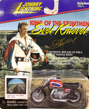 Load image into Gallery viewer, EVEL KNIEVEL Triumph Bonneville T120 1/64 scale Snapshot "Bird's eye view from Sky Cycle"