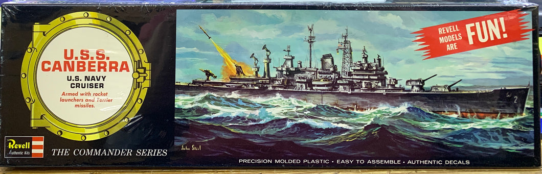 U.S.S. Canberra U.S. Navy Cruiser 1/483 1964 ISSUE
