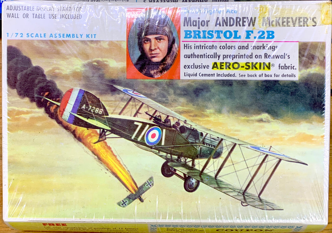 Major Andrew McKeever's Bristol F.2B 1/72 1966 ISSUE Aeroskin