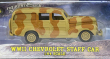 Load image into Gallery viewer, WWII CHEVROLET STAFF CAR 1/64 Johnny Lightning "Military Muscle"