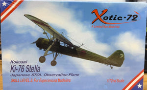 Kokusai Ki-76 Stella Japanese STOL Observation Plane, 1/72