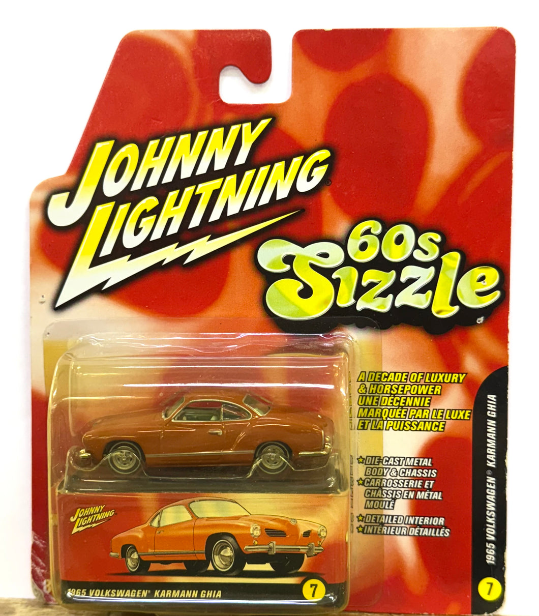 1965 Volkswagen Karmann Ghia - Johnny Lightning - 60's Sizzle 1/64