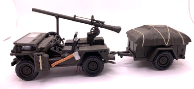 M151 Mutt w,Trailer & 106 mm Recoilless Rifle 1/43