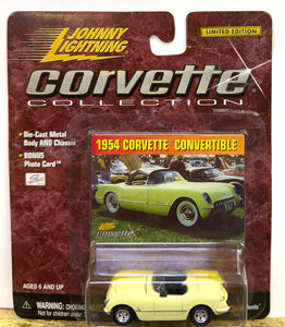 1954 Corvette Convertible (Cream) - Johnny Lightning - Corvette Collection