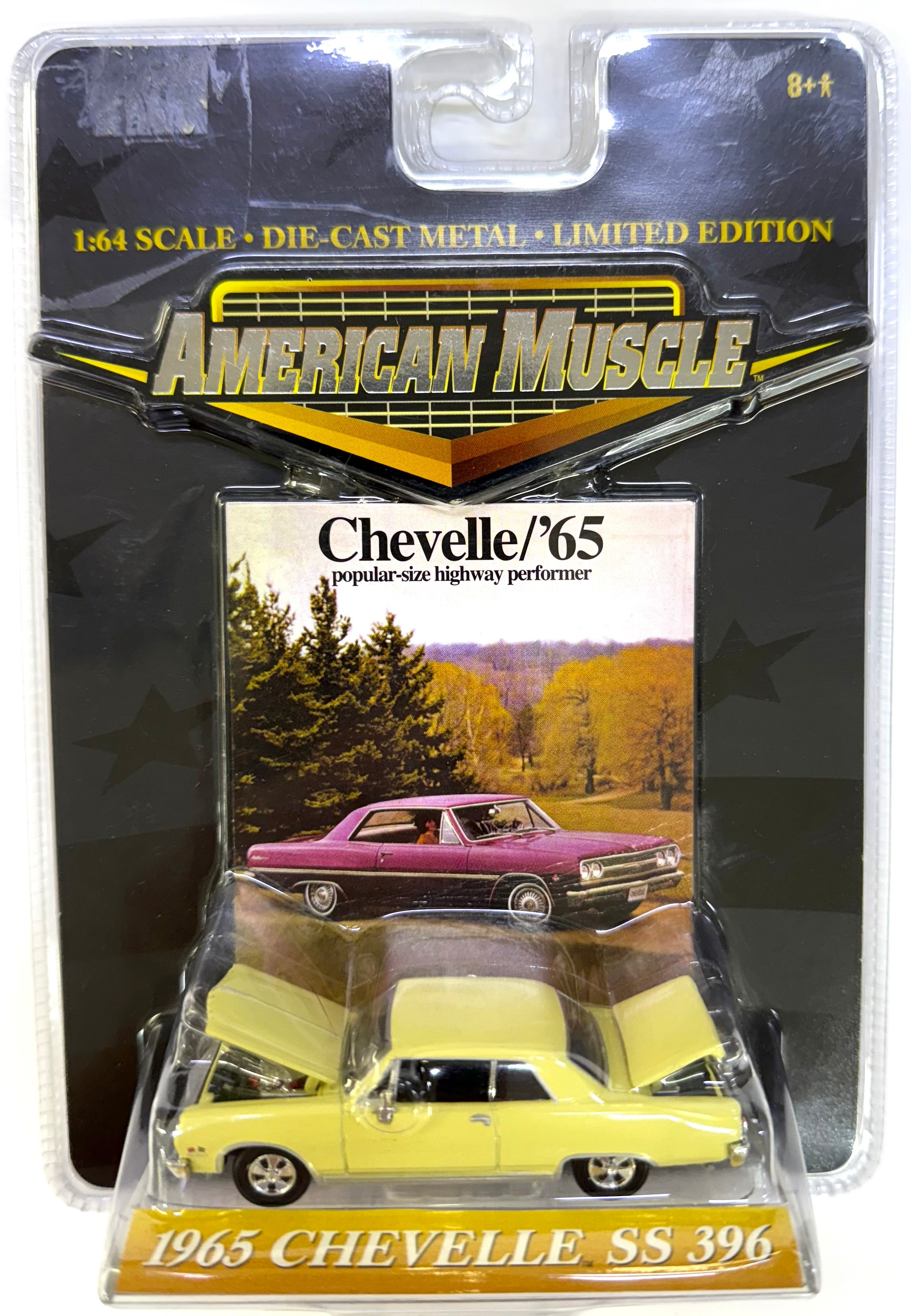 1965 Chevelle SS 396 1/64 (Yellow) American Muscle by Ertl
