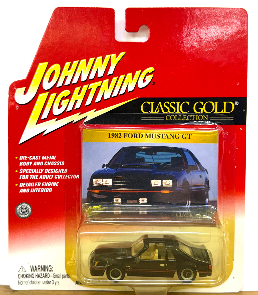 1982 Ford Mustang GT Johnny Lightning Classic Gold 404-15