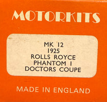 Load image into Gallery viewer, 1925 Rolls Royce Phantom I Doctors Coupe 1/43 White Metal Kit, Made in England