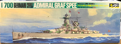 German Pocket Battleship Admiral Graf Spee 1/700 1977 ISSUE