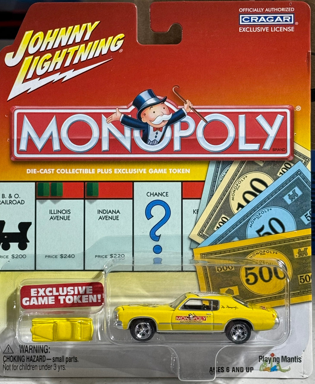 Monopoly - 1971 Pontiac Grand Prix - Includes Game Token
