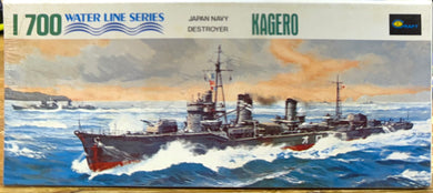 JAPAN NAVY DESTOYER KAGERO, 1/700 1972 ISSUE
