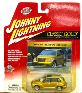 2001 Chrysler PT Cruiser Johnny Lightning Classic Gold 404-16