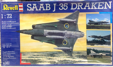 Saab J 35 Draken 1/72 1989 ISSUE
