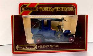 1907 Unic Taxi 1/42 Blue