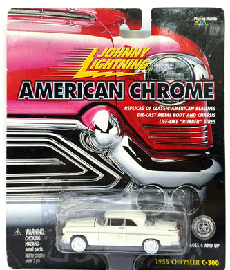 1955 Chrysler C-300, 1/64 (White) Johnny Lightning 