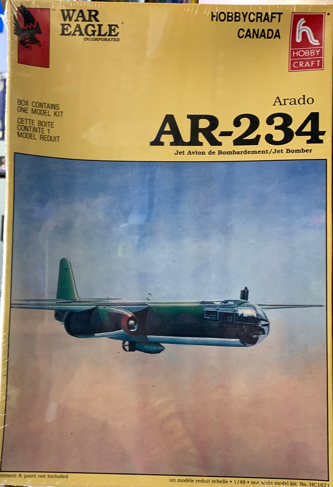 Arado AR-234 Jet Bomber 1/48 1989 ISSUE