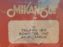 Load image into Gallery viewer, 1947 Triumph 1800 Roadster. 1/43 White Metal Kit, Made in England