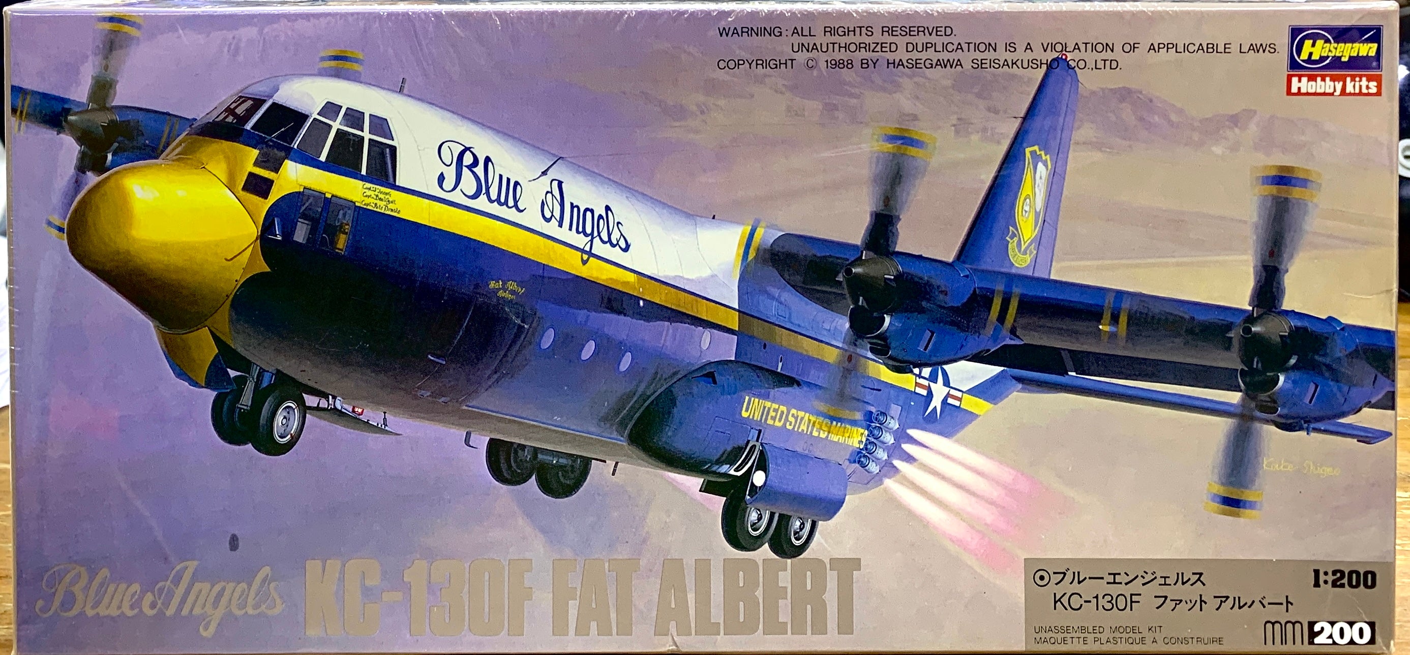 Blue Angels KC-130F Fat Albert 1/200 1988 ISSUE – J-BarHobbies