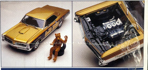Royal Pontiac "GeeTO Tiger" Super Stock 1966 Pontiac GTO Hardtop with Pre-Painted Resin Tiger Driver Figure